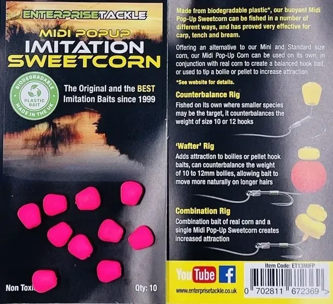 Штучна Кукурудза Enterprise Tackle Midi Fluoro Pop-Up pink
