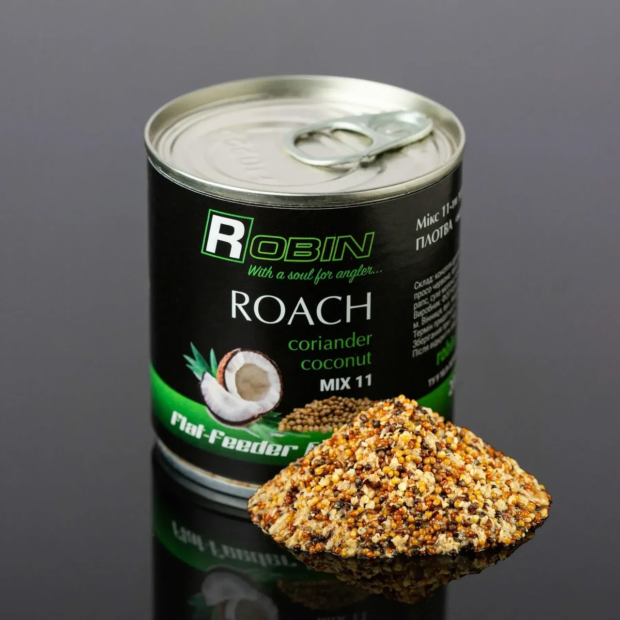 Мікс зерен ROBIN MIX-11 ROBIN "Плітка Коріандр-Кокос" 200 ml. ж/б