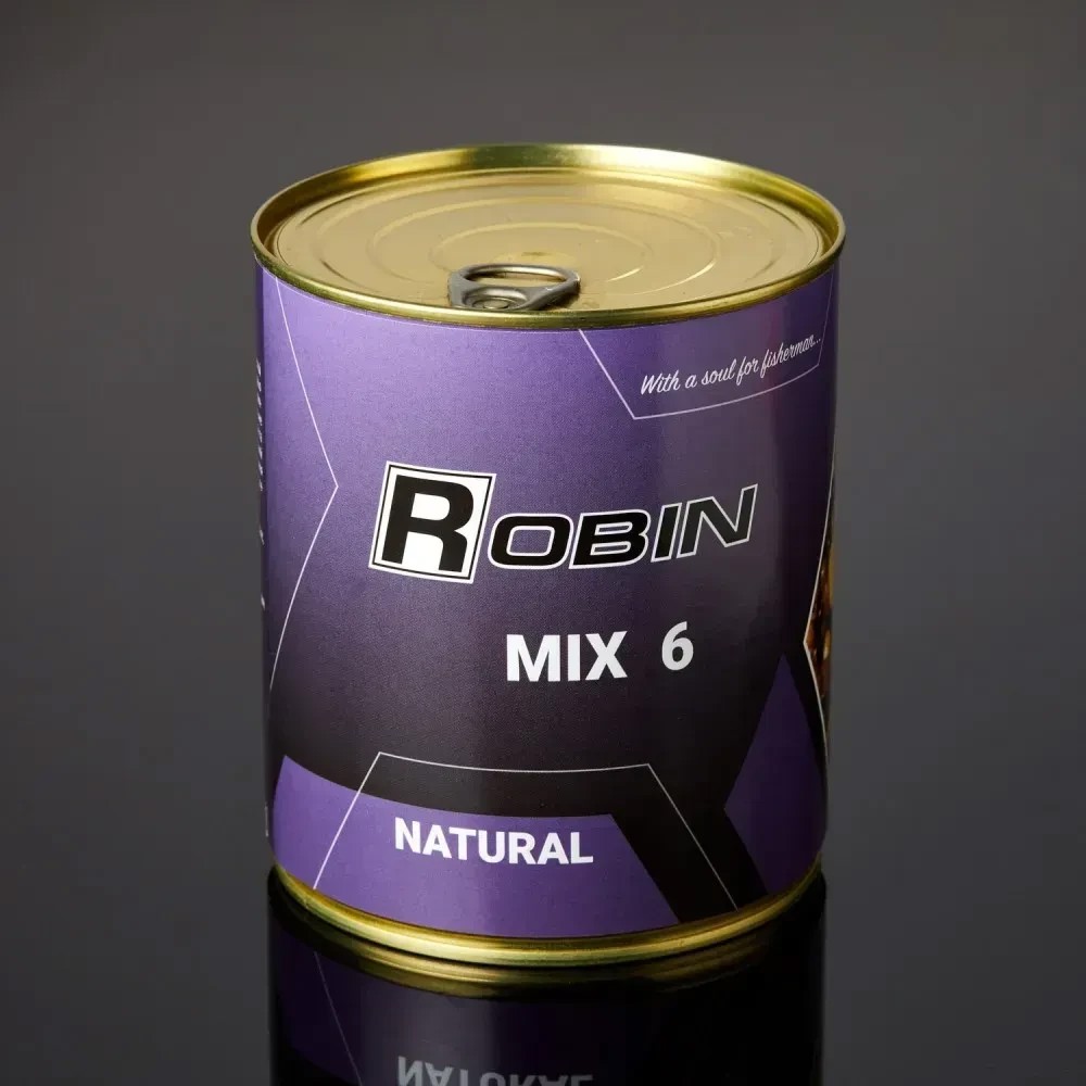 "MIX-6" зерен Натурал ROBIN 900 мл ж/б