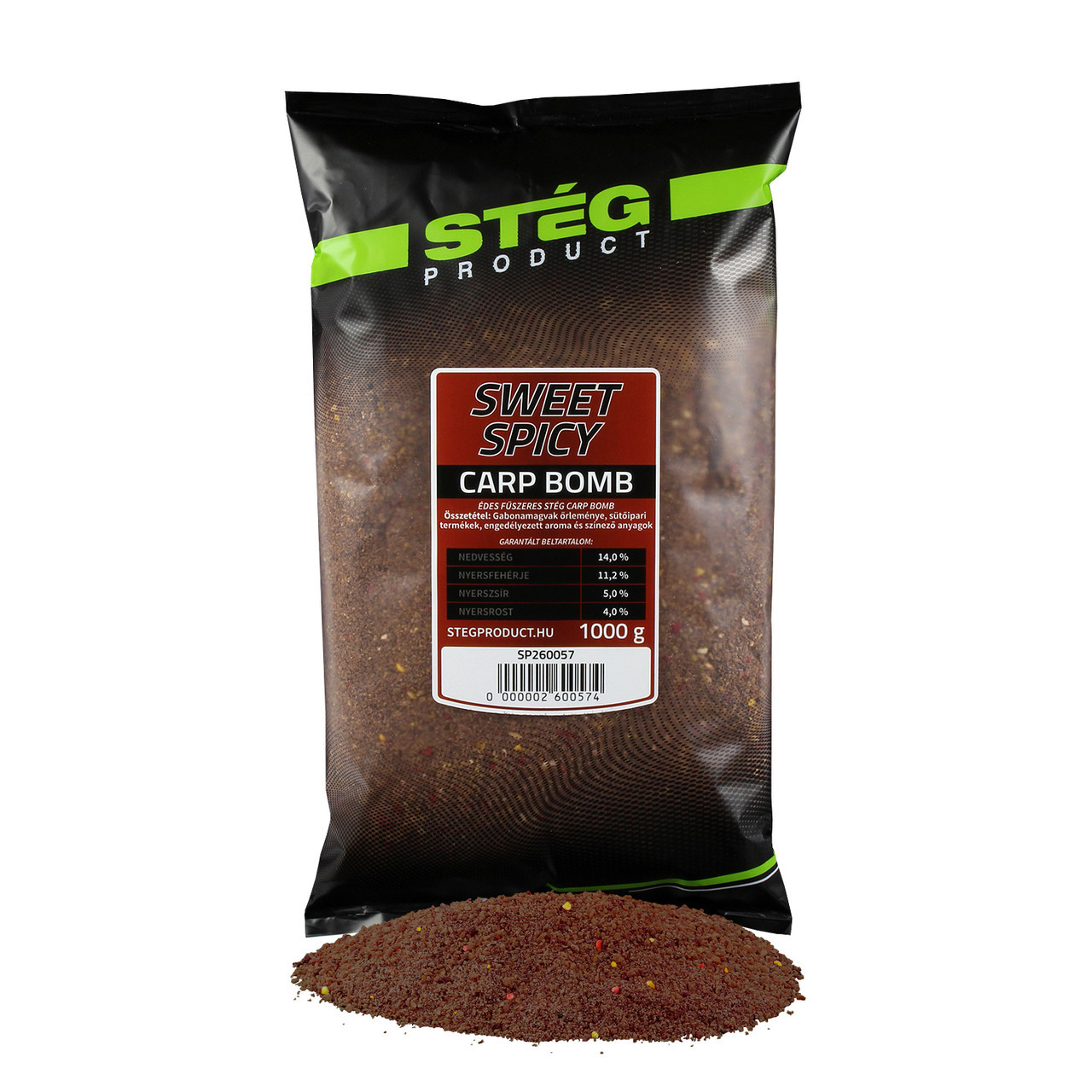 Прикормка Steg Carp Bomb 1kg Sweet Spicy