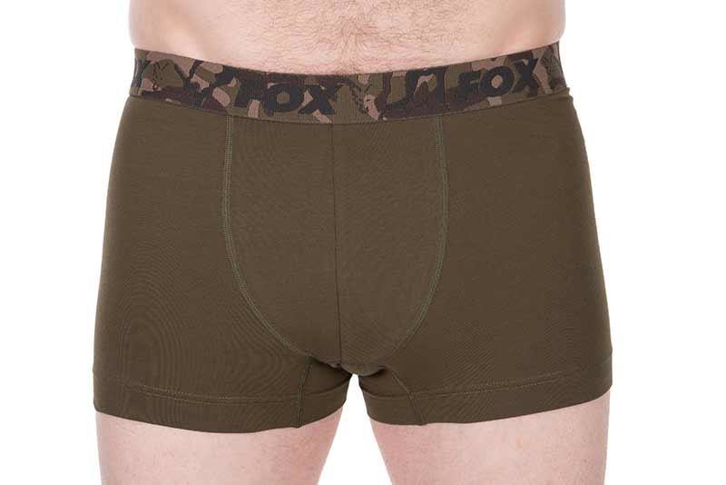 Труси Fox Boxer Shorts Khaki / Black