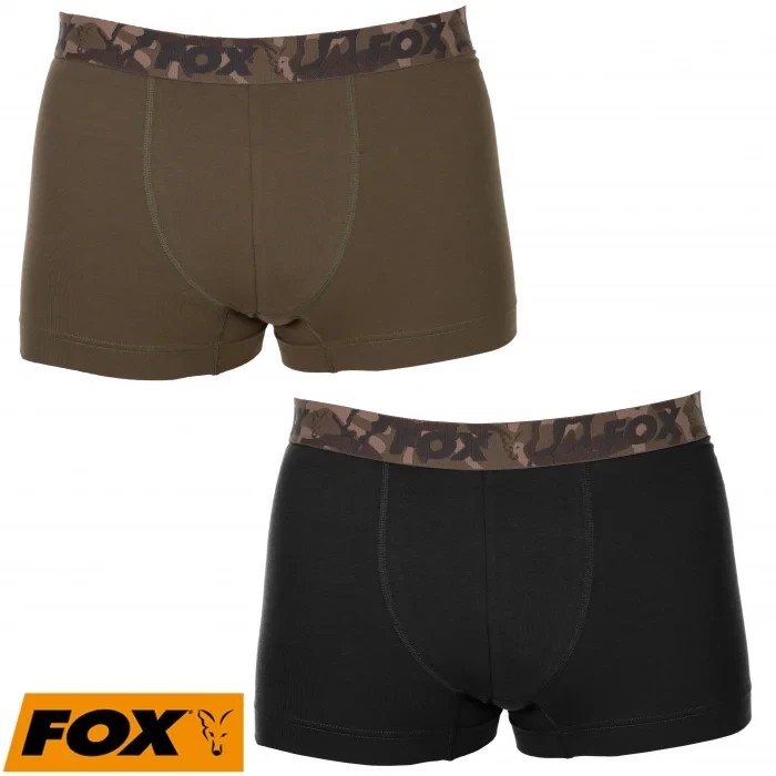 Труси Fox Boxer Shorts Khaki / Black
