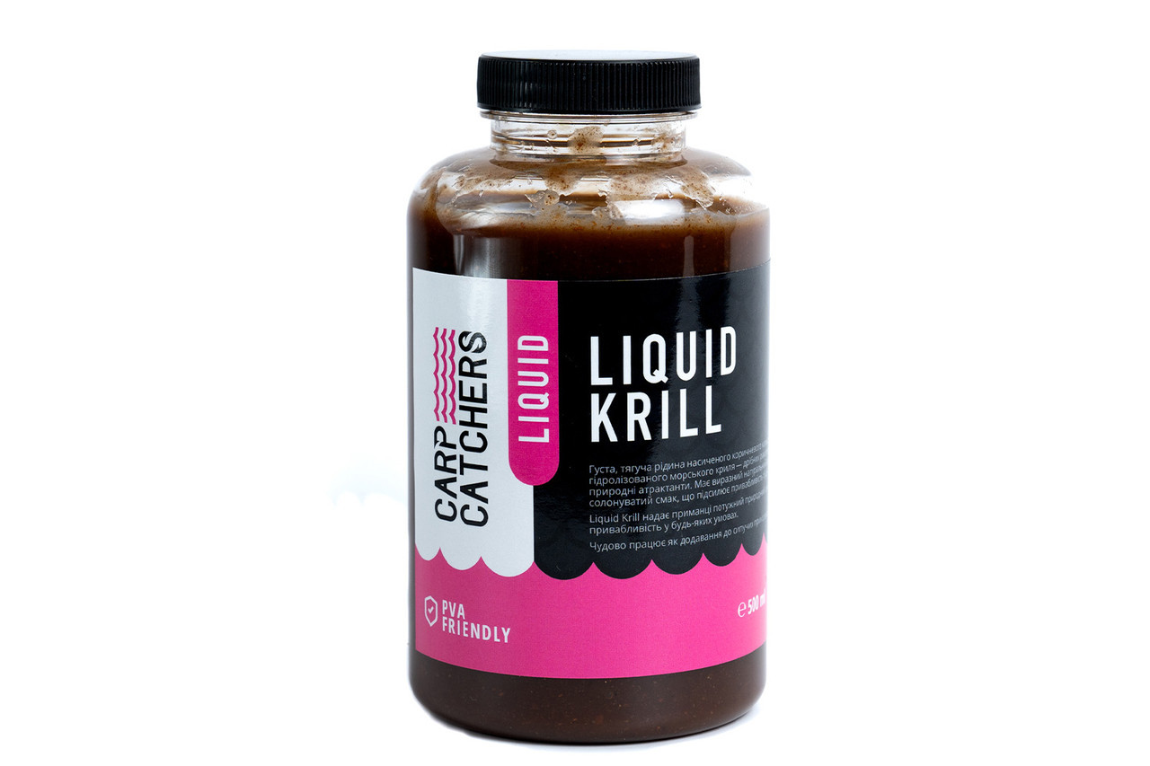 Ліквід Carp catchers LIQUID KRILL рідкий гідролізат криля 500 ml