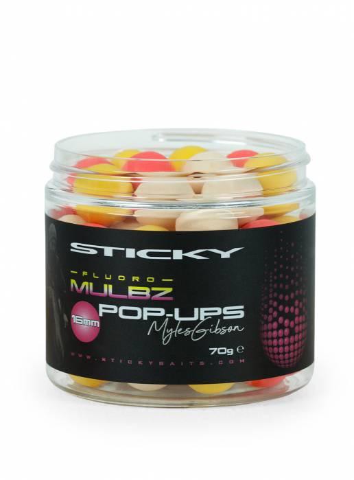 Бойли Pop-Ups Sticky Baits Fluoro Mulbz 14 mm