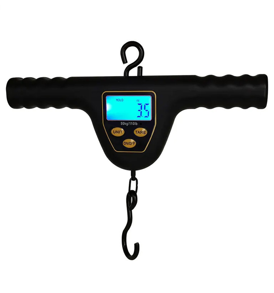 Електронні рибальські ваги з ручками World4Carp T-Line Digital Scales 50kg