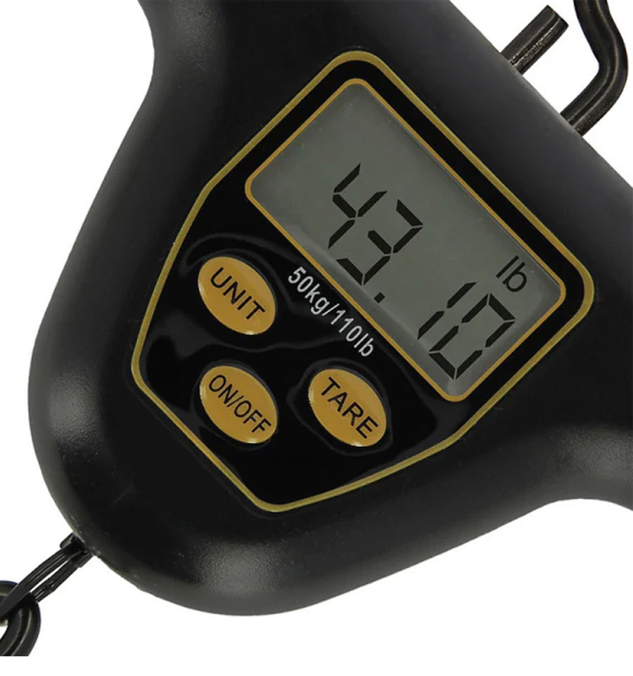 Електронні рибальські ваги з ручками World4Carp T-Line Digital Scales 50kg