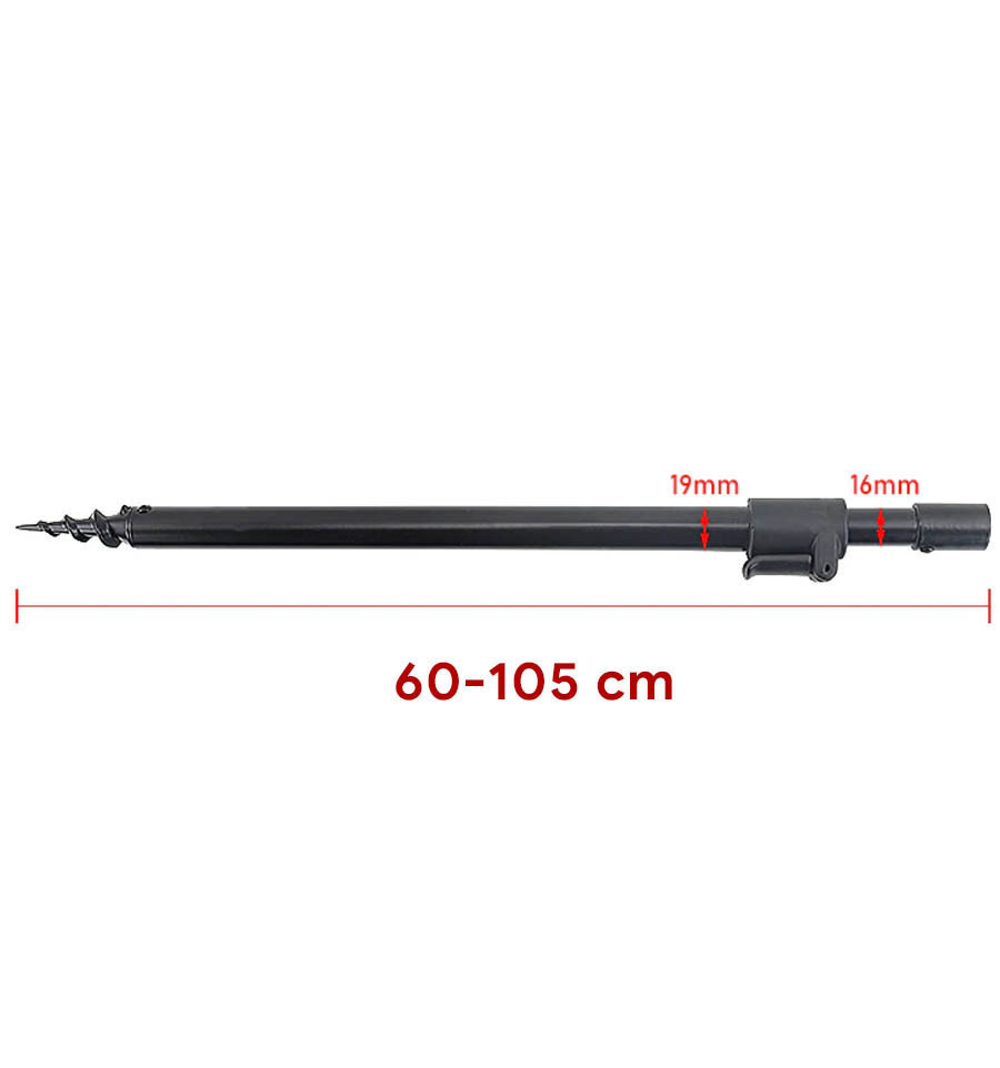 Стійка World4Carp телескопічна гвинтова 60-105 cm