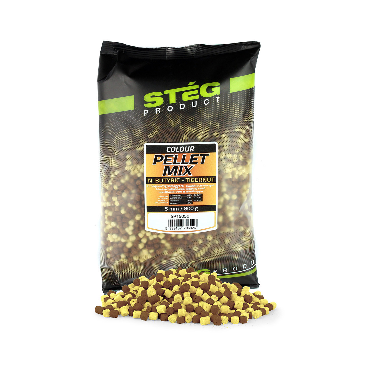 Пелетс Steg Pellet Mix 5mm 800g N-Butyric-Tigernut