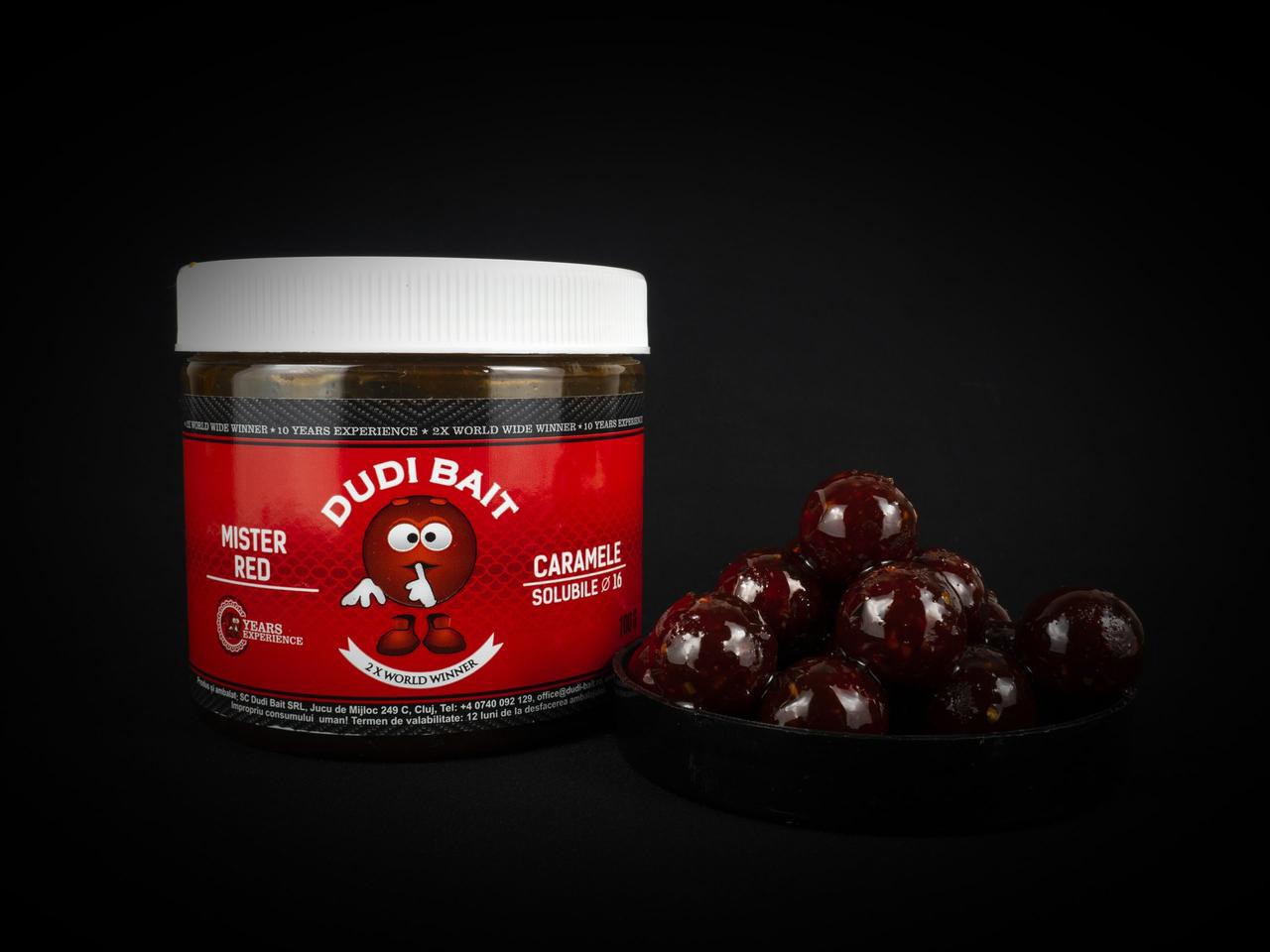 Бойли розчинні Mister Dudi Super Hot Caramele Soluble 20mm