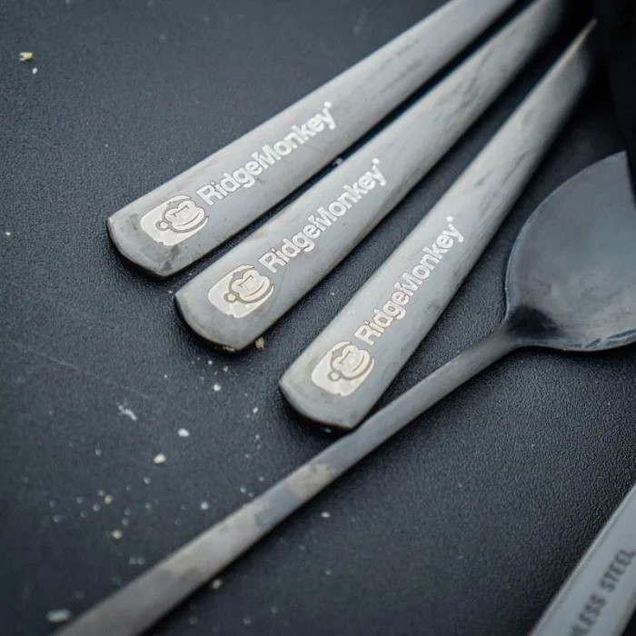 Набір з 2-х столових приборів Ridge Monkey DLX Cutlery Set Twin Pack 2 pcs