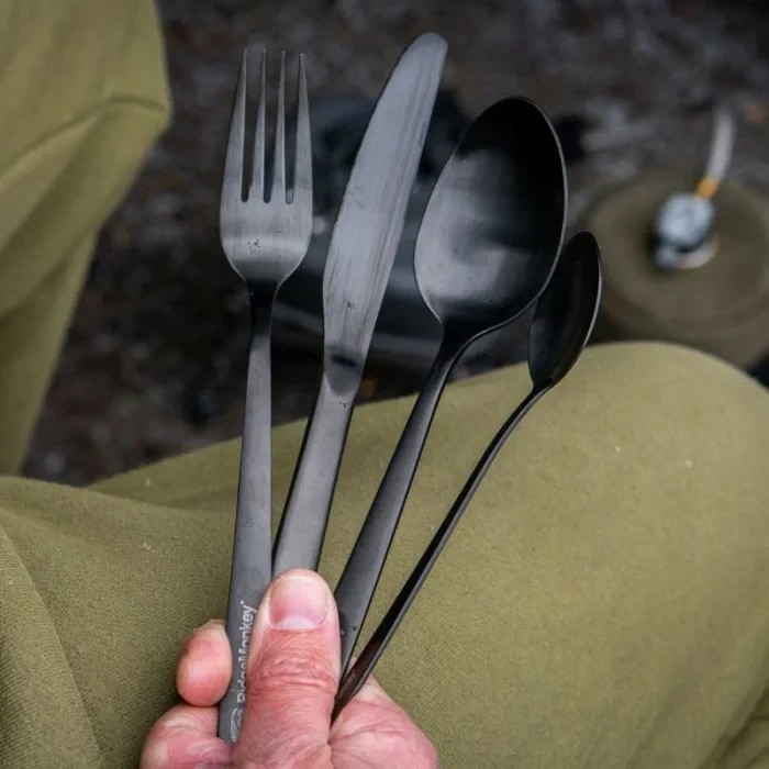 Набір з 4-х столових приборів Ridge Monkey DLX Cutlery Set Four Pack 4 pcs