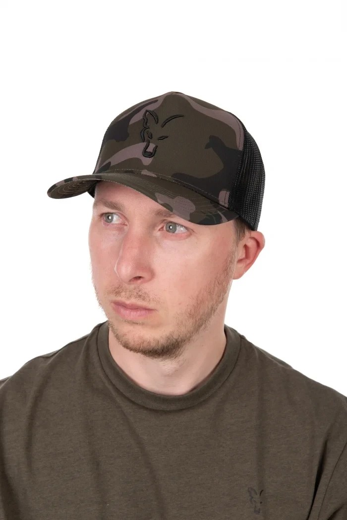 Кепка Fox Black Camo Trucker