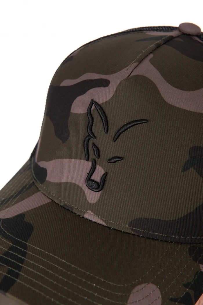 Кепка Fox Black Camo Trucker