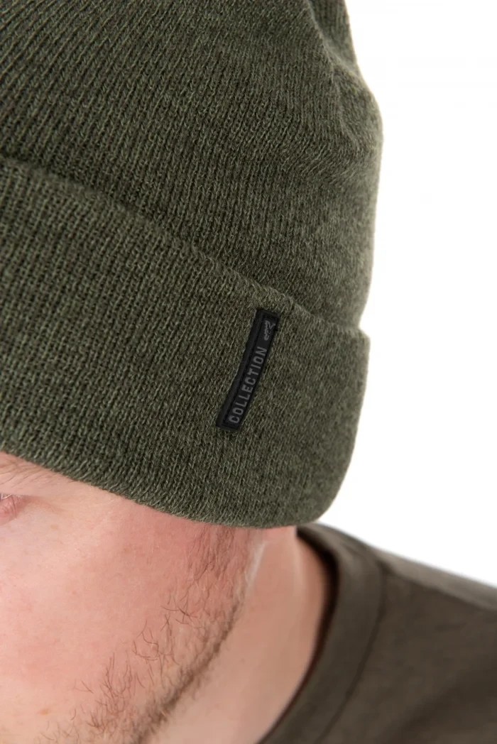 Шапка Fox Collection Bobble Hat Green / Black