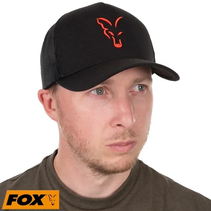 Кепка Fox Collection Trucker Cap Black / Orange