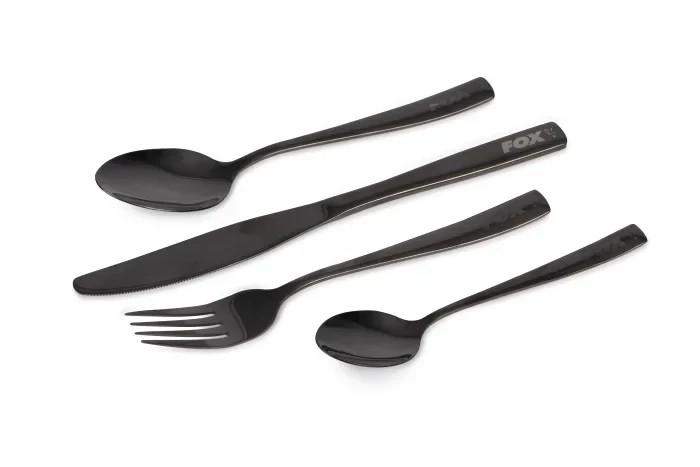 Столові прибори Fox Cookware Black Stainless Cutlery Set