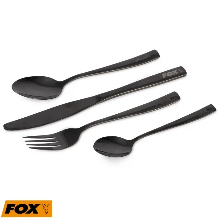 Столові прибори Fox Cookware Black Stainless Cutlery Set