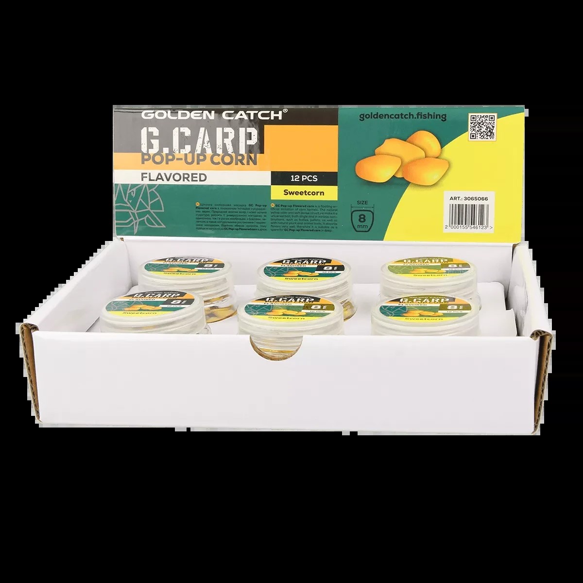 Кукурудза в діпі Golden catsh G.Carp Pop-Up Flavored Sweetcorn 8мм