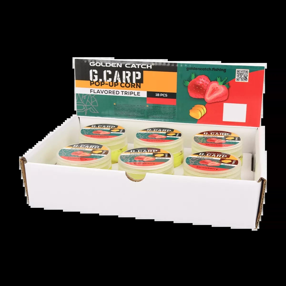 Кукурудза в діпі Golden catsh G.Carp Pop-Up Triple Flavored Sweetcorn (18шт)