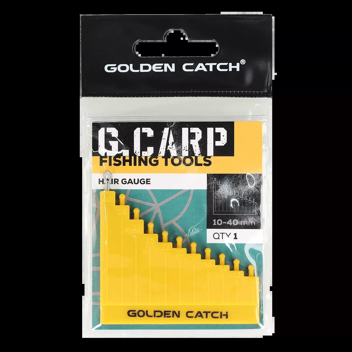 Інструмент для вимірювання довжини волоса Golden Catsh G.Carp Hair Gauge