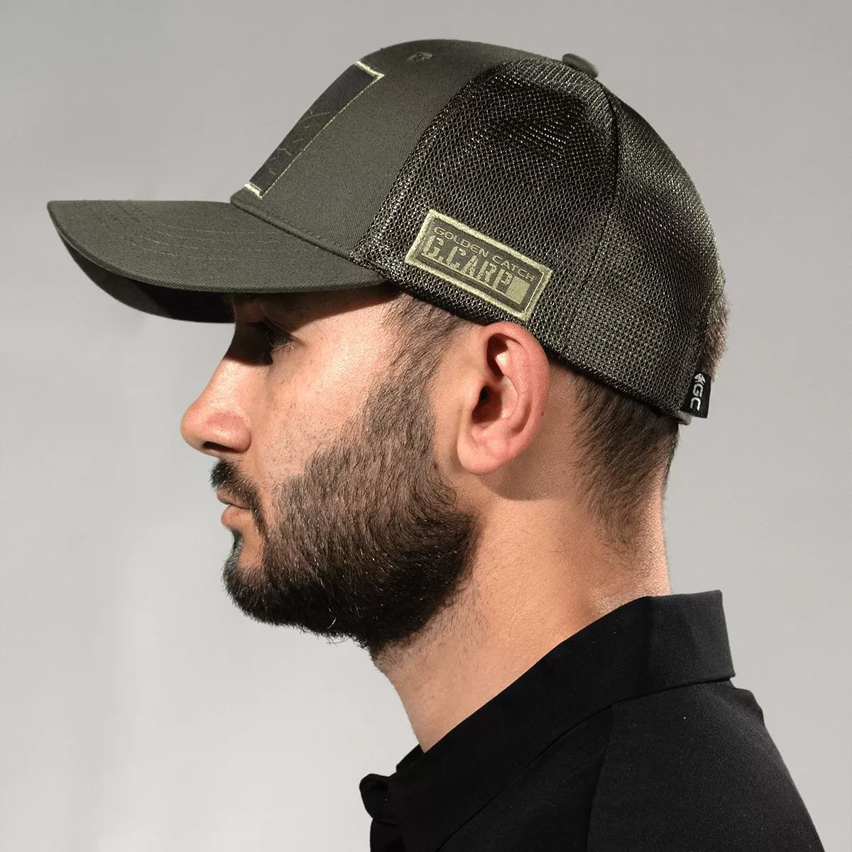 Кепка з сіткою Golden catsh G.Carp Mesh Trucker Cap Camo OSFA