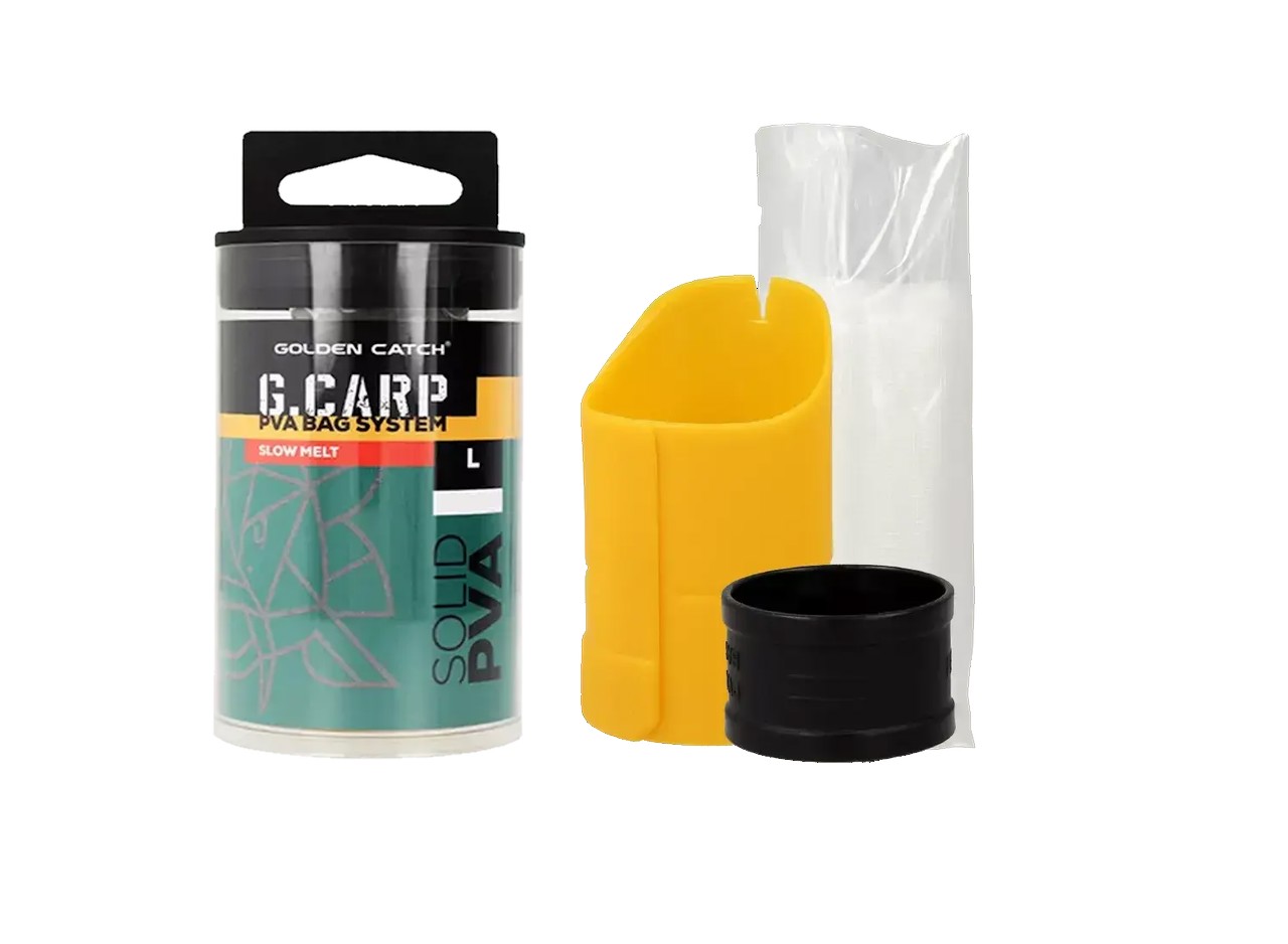 ПВА система завантаження пакетів Golden catsh G.Carp PVA Bait Bag System  70 x 160 мм L 20шт