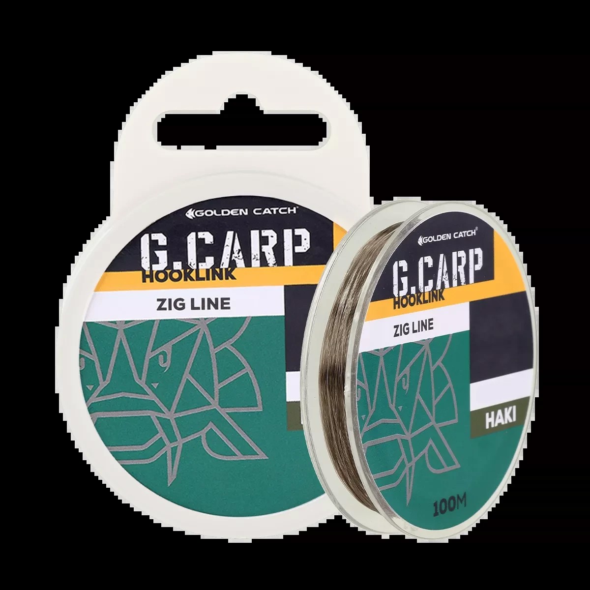 Повідковий матеріал для Zig Rig GC G.Carp Zig Line 100м 0.25мм 5.4кг Khaki