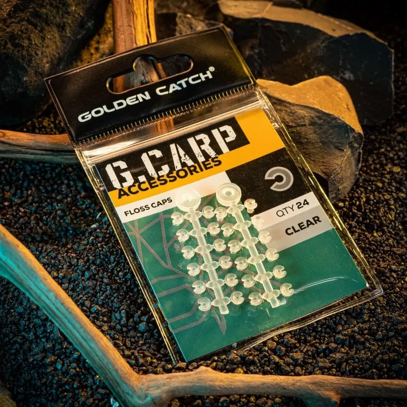 Стопор для нитки Golden catsh G.Carp Floss Caps Clear