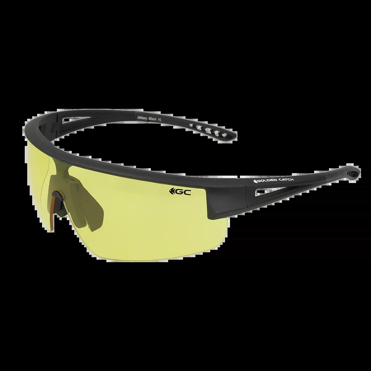 Окуляри протиударні Golden catsh Military Black Yellow