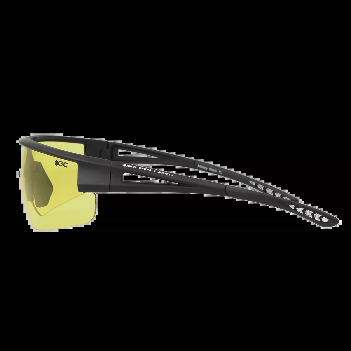 Окуляри протиударні Golden catsh Military Black Yellow