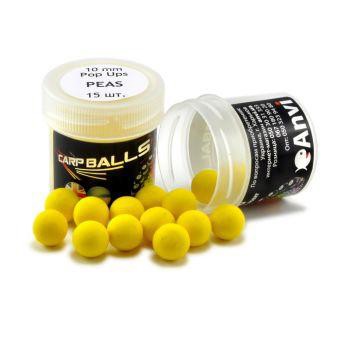 Бойли Carpballs Pop Ups Green Pee Горох 10 мм
