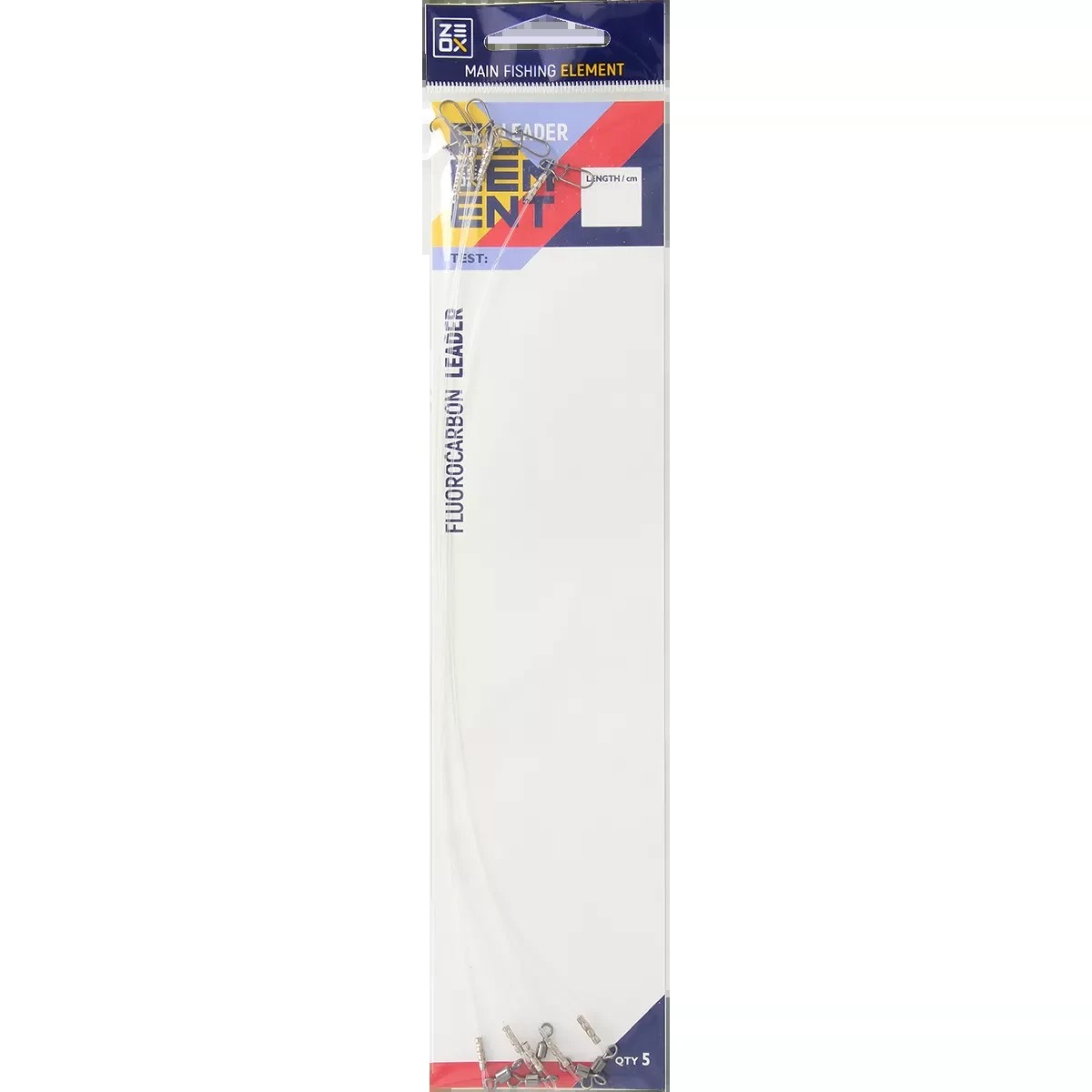 Повідець спінінговий ZEOX флюорокарбон 0.6mm .30cm .14kg