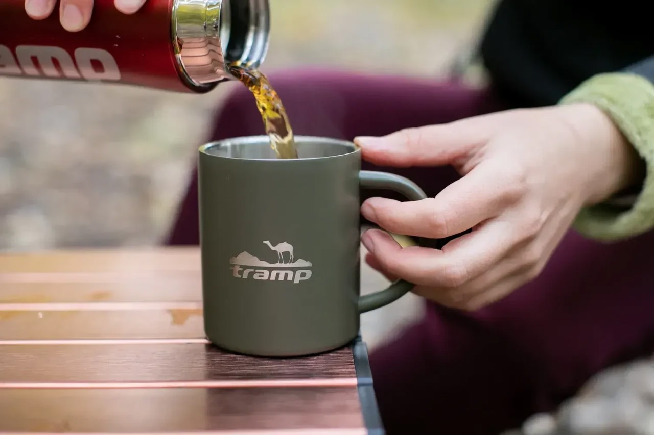 Термокружка Tramp 400 мл олива UTRC-010-olive