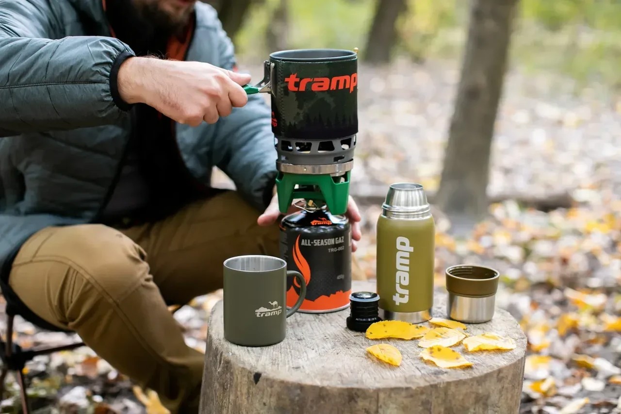 Термокружка Tramp 400 мл олива UTRC-010-olive