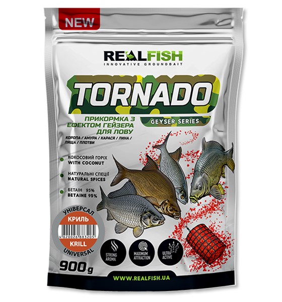 Прикормка Real Fish Tornado Універсал кріль