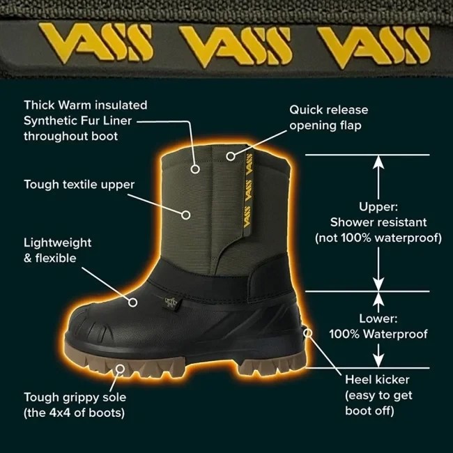 Чоботи утеплені Vass Hybrid Thermo Fishing Boot 44