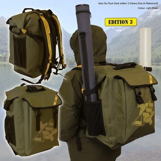 Рюкзак Vass Dry Fishing Ruck Sack Edition 3 Khaki Edition