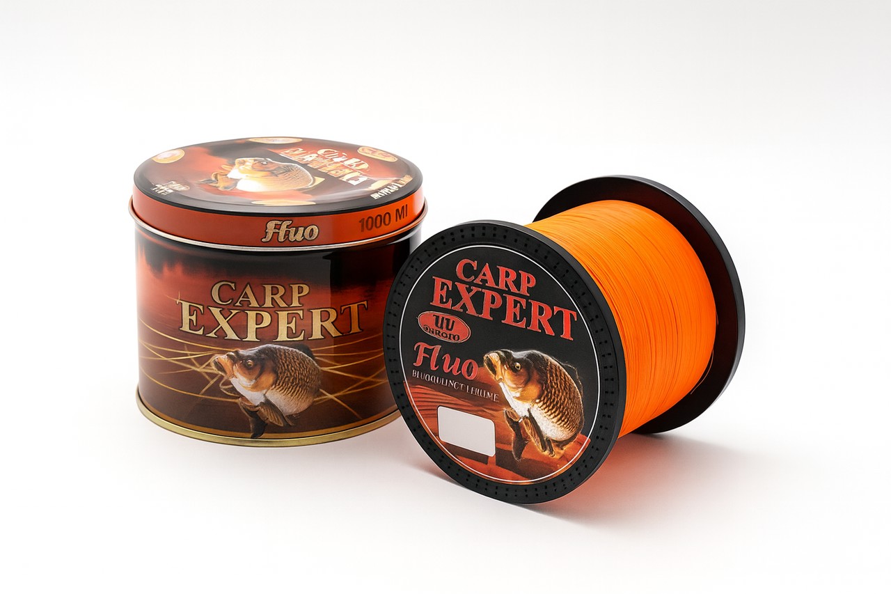 Волосінь Carp Expert  UV Fluo Orange 1000 м 0.25мм 8.9 кг