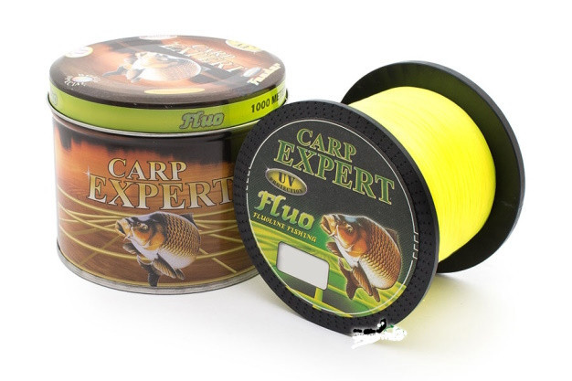 Волосінь Carp Expert UV Fluo Yellow 1000 м 0.28 мм 11.3кг