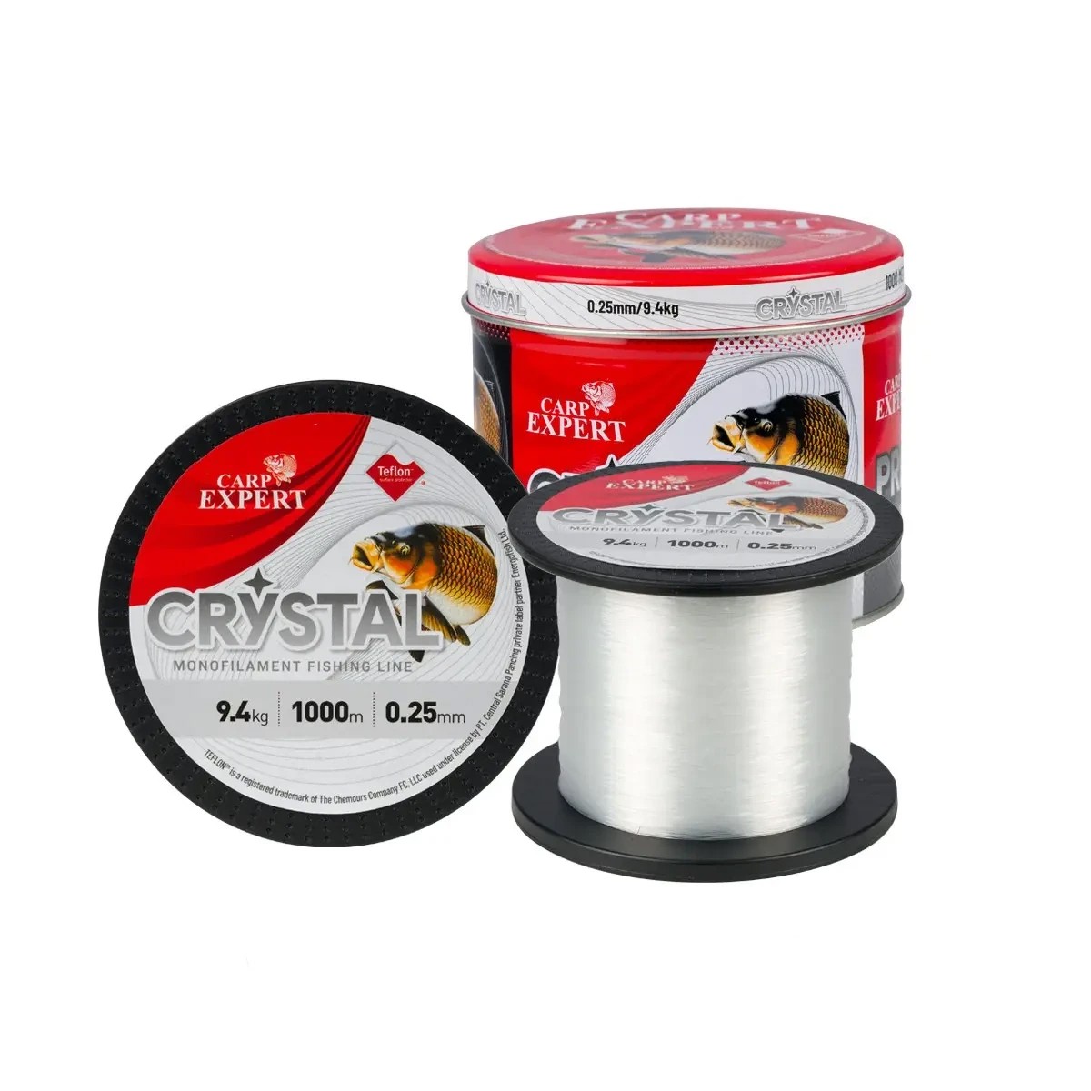 Волосінь Carp Expert CRYSTALboxPARENT Teflon Coated 1000м 0.35мм 15.6кг