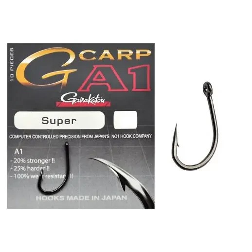 Гачок короповий Gamakatsu G-Carp Super No02 4
