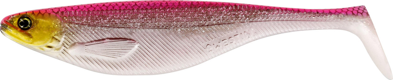 Силіконова приманка Westin Shad Teez Box 16cm 39g 1шт Pink Headlight