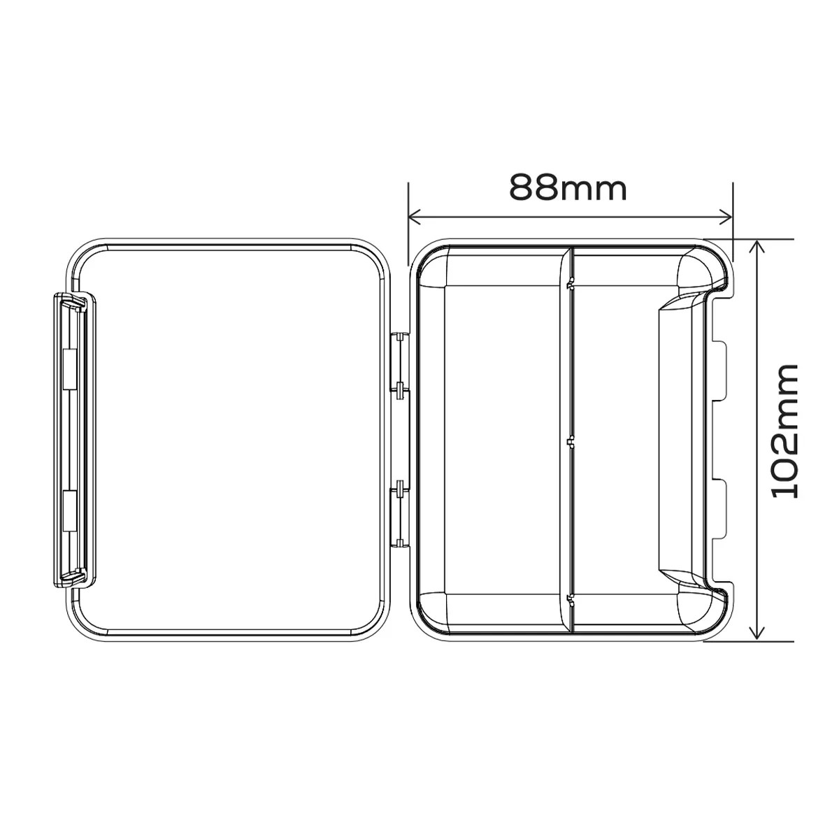 Коробка для аксесуарів GC G.Carp Mini Box 2 section