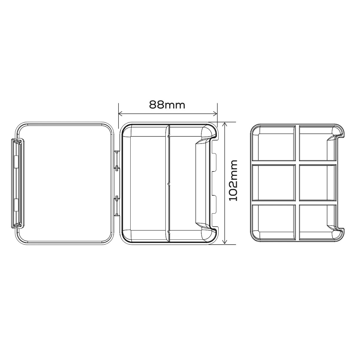 Коробка для аксесуарів GC G.Carp Mini Box Two Layer 8 section