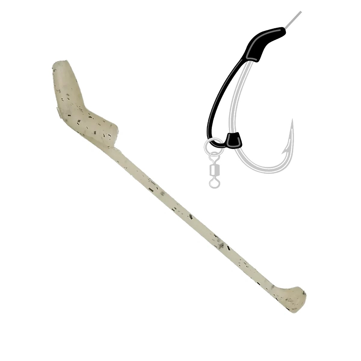 Лінтяйка GC G.Carp D-Rig Kickers S (10шт) Khaki