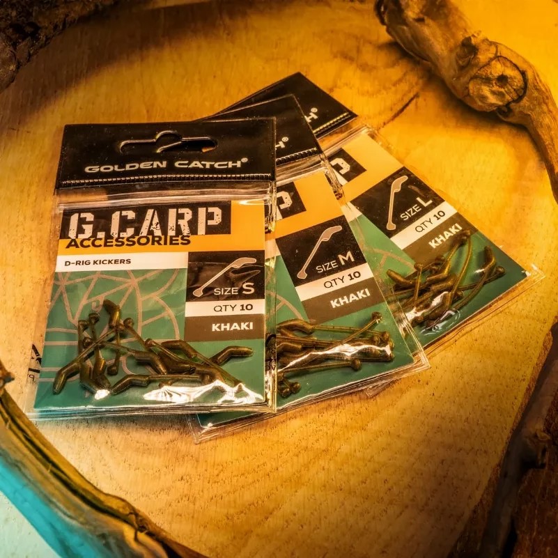 Лінтяйка GC G.Carp D-Rig Kickers L (10шт) Khaki