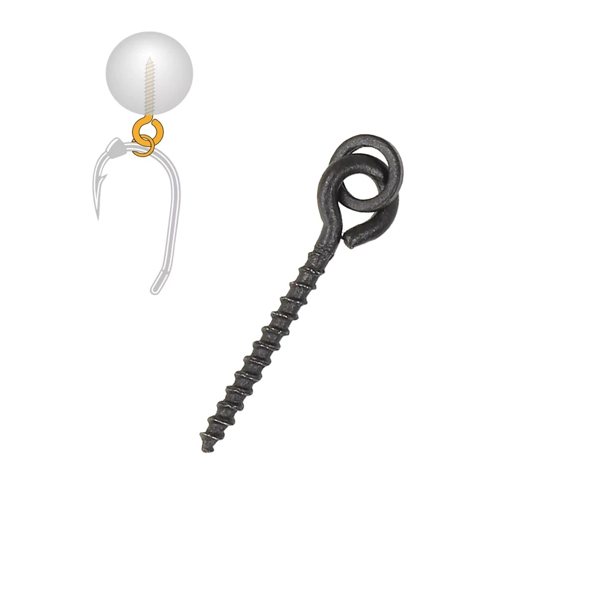 Гвинт для бойлів GC G.Carp Bait Screw 10мм (10шт)