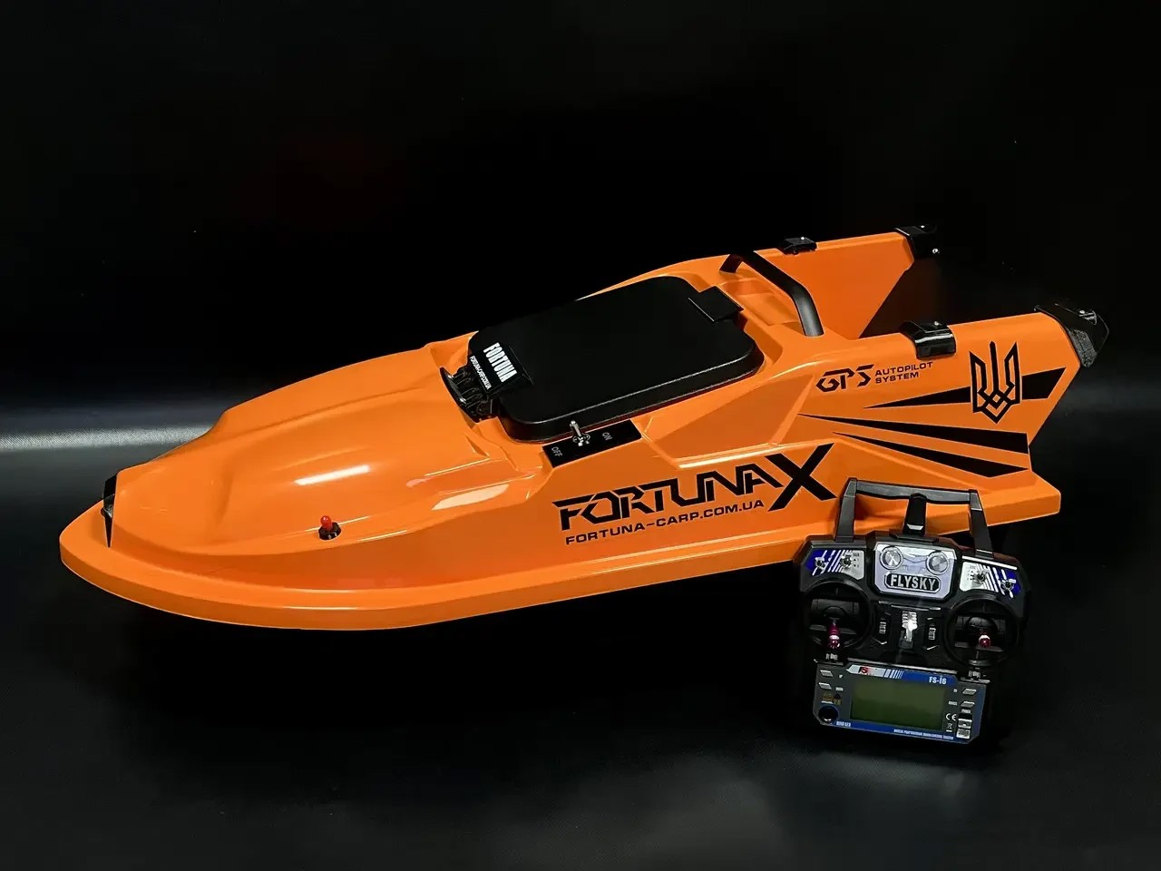 Катер Fortuna — X із системою GPS автопілотки Fortuna — X Toslon TF-520 Помаранчевий