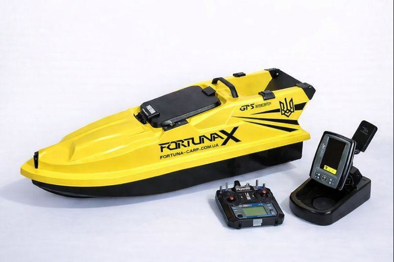 Катер Fortuna — X із системою GPS автопілотки Fortuna — X Toslon TF-520 Жовтий