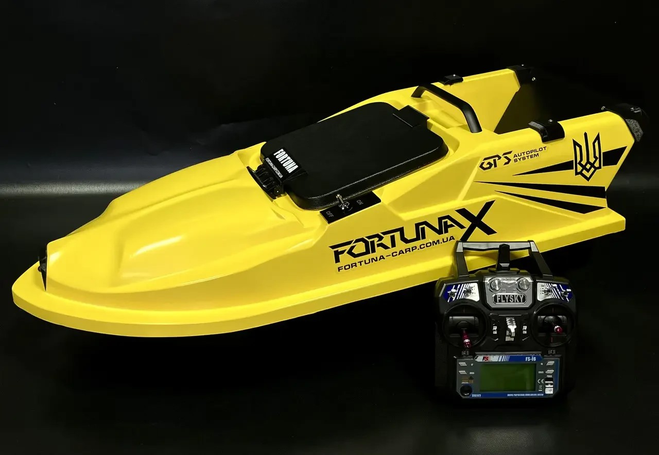 Катер Fortuna — X із системою GPS автопілотки Fortuna — X Toslon TF-520 Жовтий